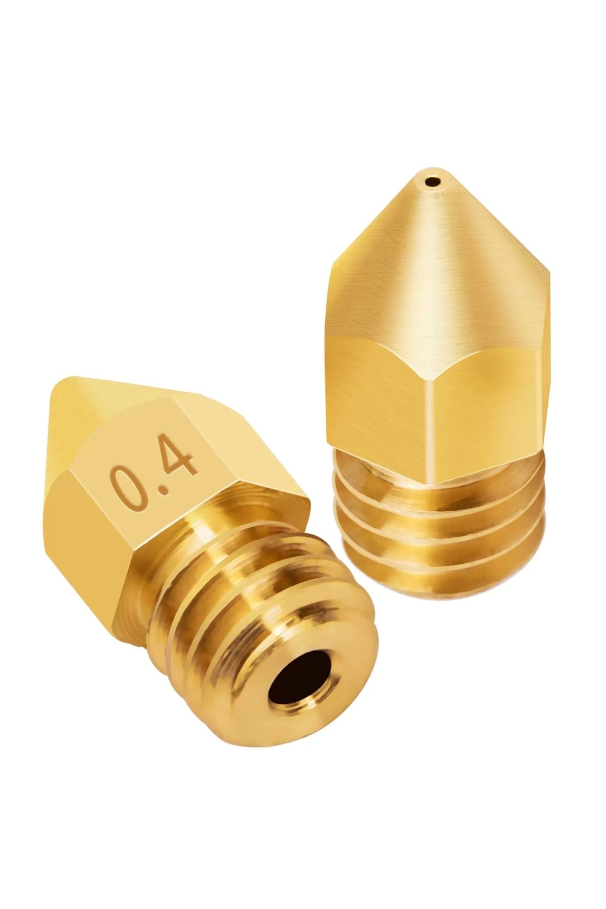 Filamentmarketim 0.4 Mm Pirinc Mk-8 Nozzle 10 Adet 10 Adet Temizleme Iğnesi