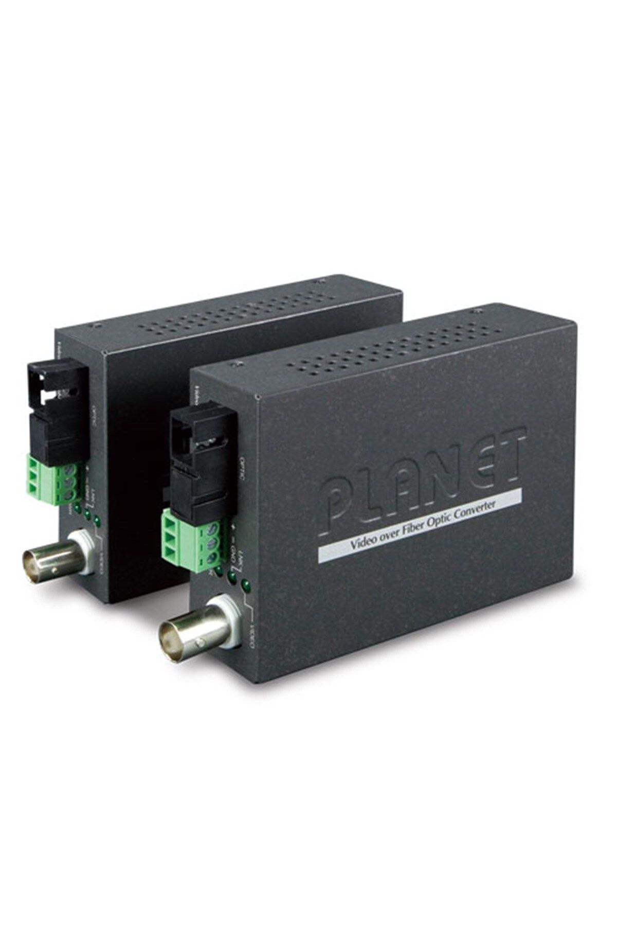 Planet 1-channel 4-in-1 Video Over Gigabit Fiber Bundle Kit (Vf-106g-t + Vf-106g-r)