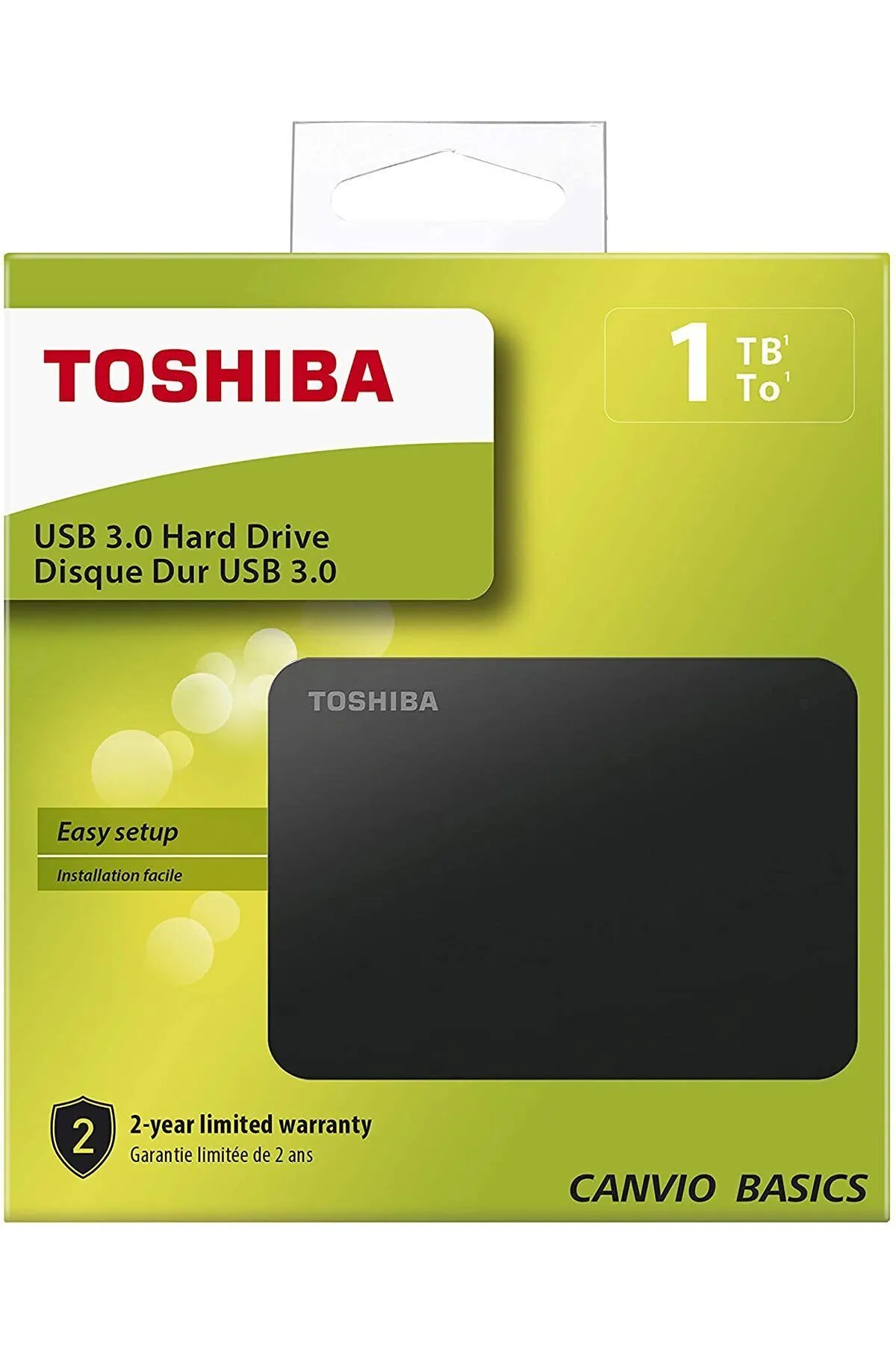 external 1 TB 2.5" TAŞINABİLİR HARİCİ HARDDİSK  TOSHİBA