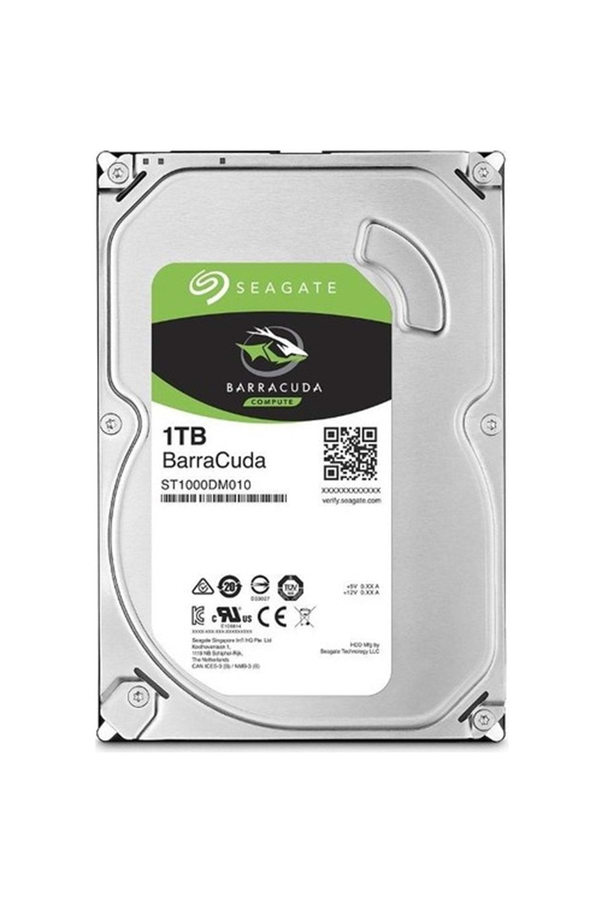 Seagate 1 Tb Seagate 3.5 Barracuda Sata3 7200rpm 64mb St1000dm010 (RESMI DIST GARANTILI)