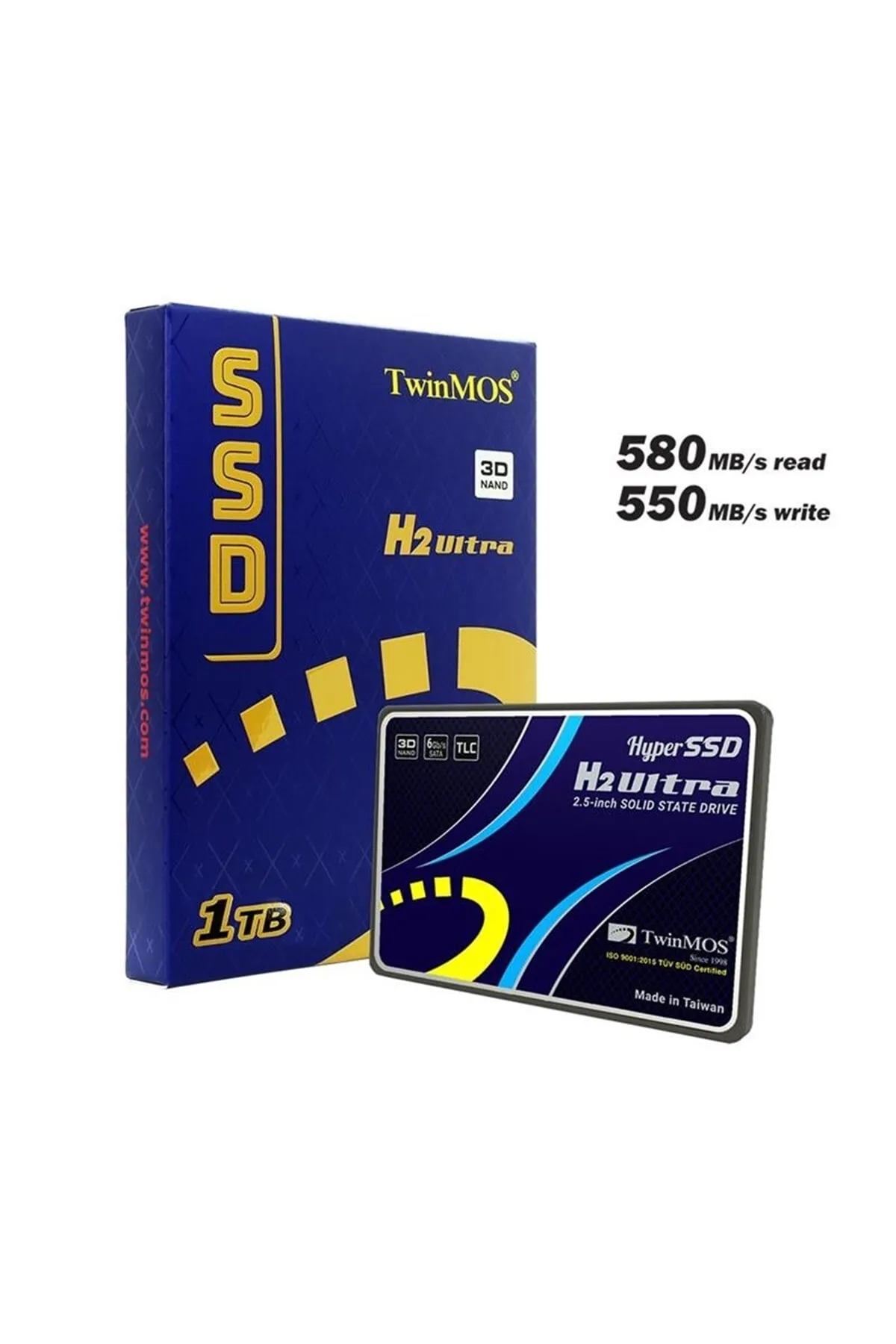 Genel Markalar 1 Tb Twınmos 2.5 Sata3 580/550 3dnand Black Tm1000gh2ug