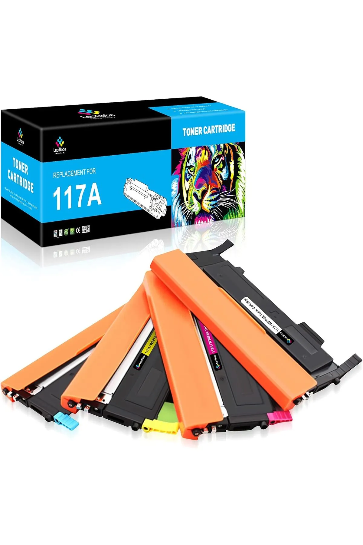 HP 1 x Black 117A Toner  , 1 x Cyan 117A Toner  , 1 x Magenta 117A Toner  , 1 x Yellow 117A Toner