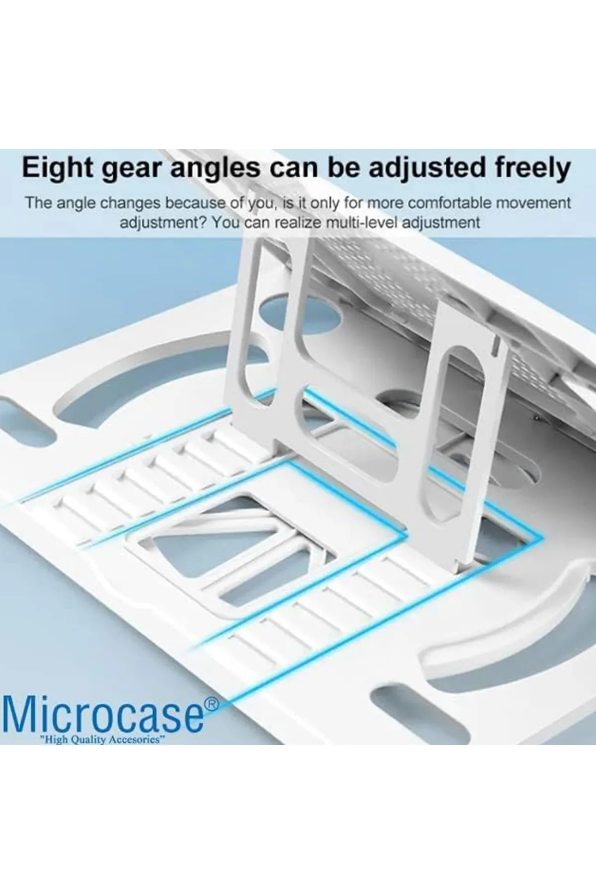 Microcase 10-12 inch Macbook Notebook Laptop için 360 Dönerli Kademeli Masaüstü Stand-AL3481