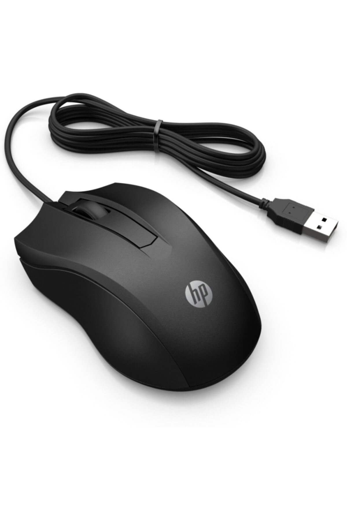 HP 100 6vy96aa Siyah Optik Kablolu Mouse 1.600 Dpı Hassas Optik Sensörü