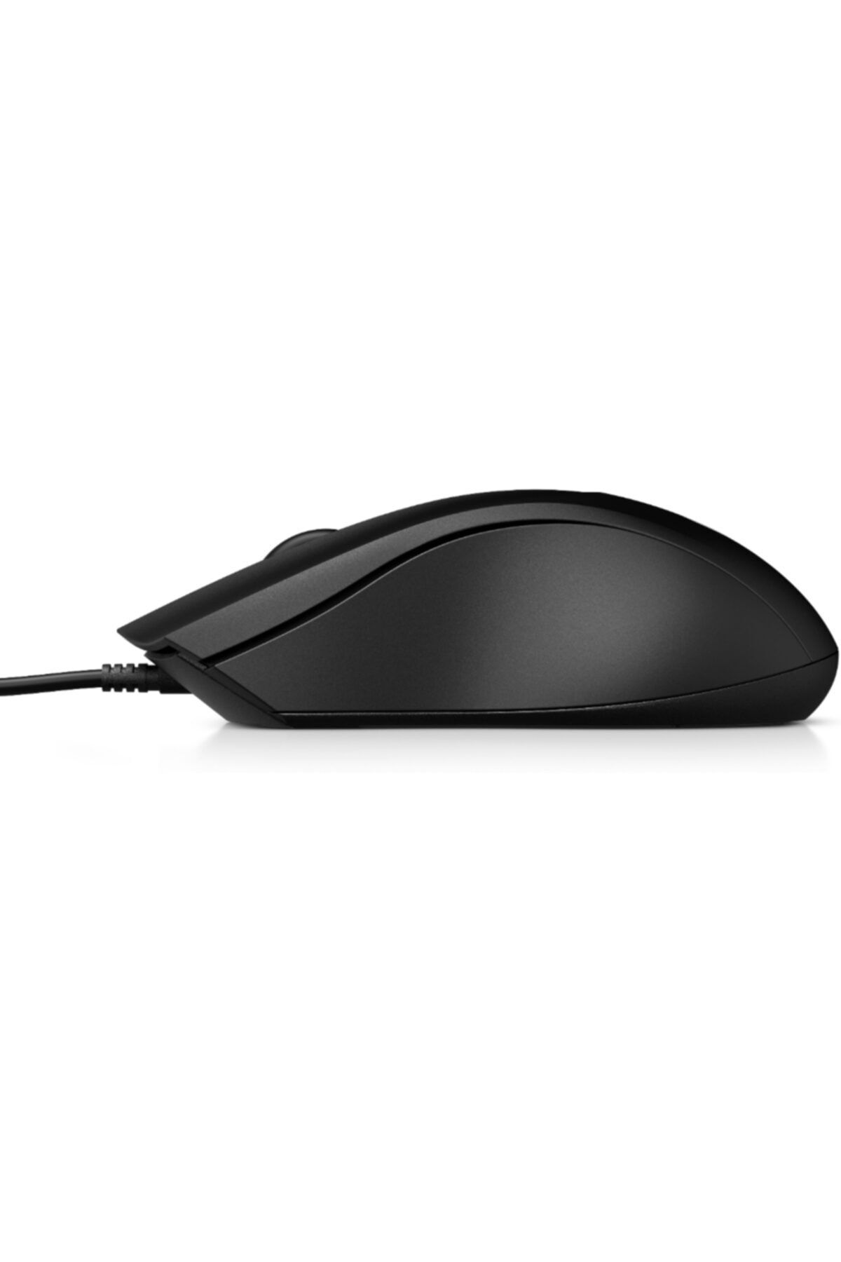 HP 100 6vy96aa Siyah Optik Kablolu Mouse 1.600 Dpı Hassas Optik Sensörü