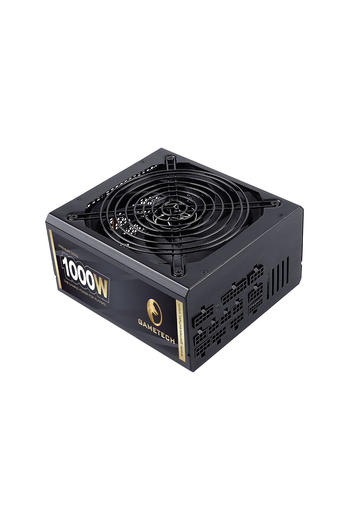 Gametech 1000W 80 Plus Gold Atx 3.0 Pcıe 5.0 Full Moduler 140mm Fan Atx Güç Kaynağı