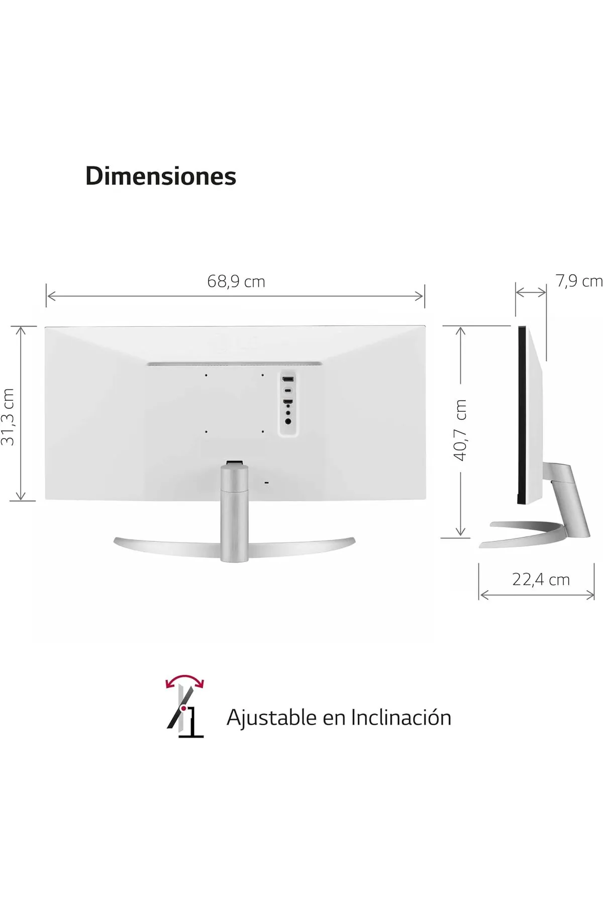 LG 100HZ 1MS Ultrawide 29WQ 29'' 2560 X 1080 WFHD Beyaz Wide Monitör