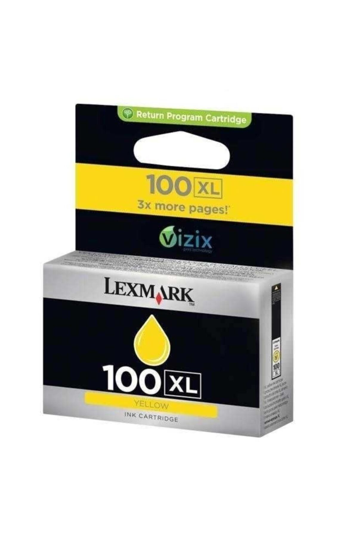 Lexmark 100xl-14n1071e Sarı Orjinal Kartuş Y.k