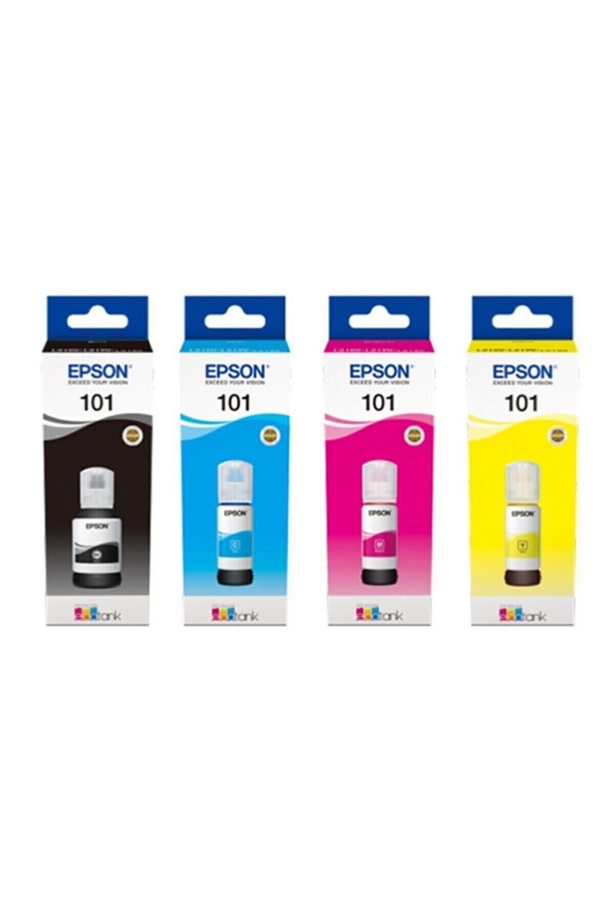 Epson 101 Ecotank L14150 Siyah Ve Renkli Orjinal Mürekkep Takımı