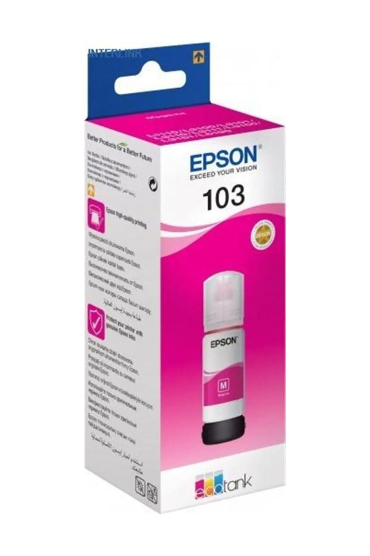 Epson 103 Ecotank L3210 Uyumlu Kırmızı Orjinal Mürekkep Kartuşu C13t00s34a 65ml. A2851