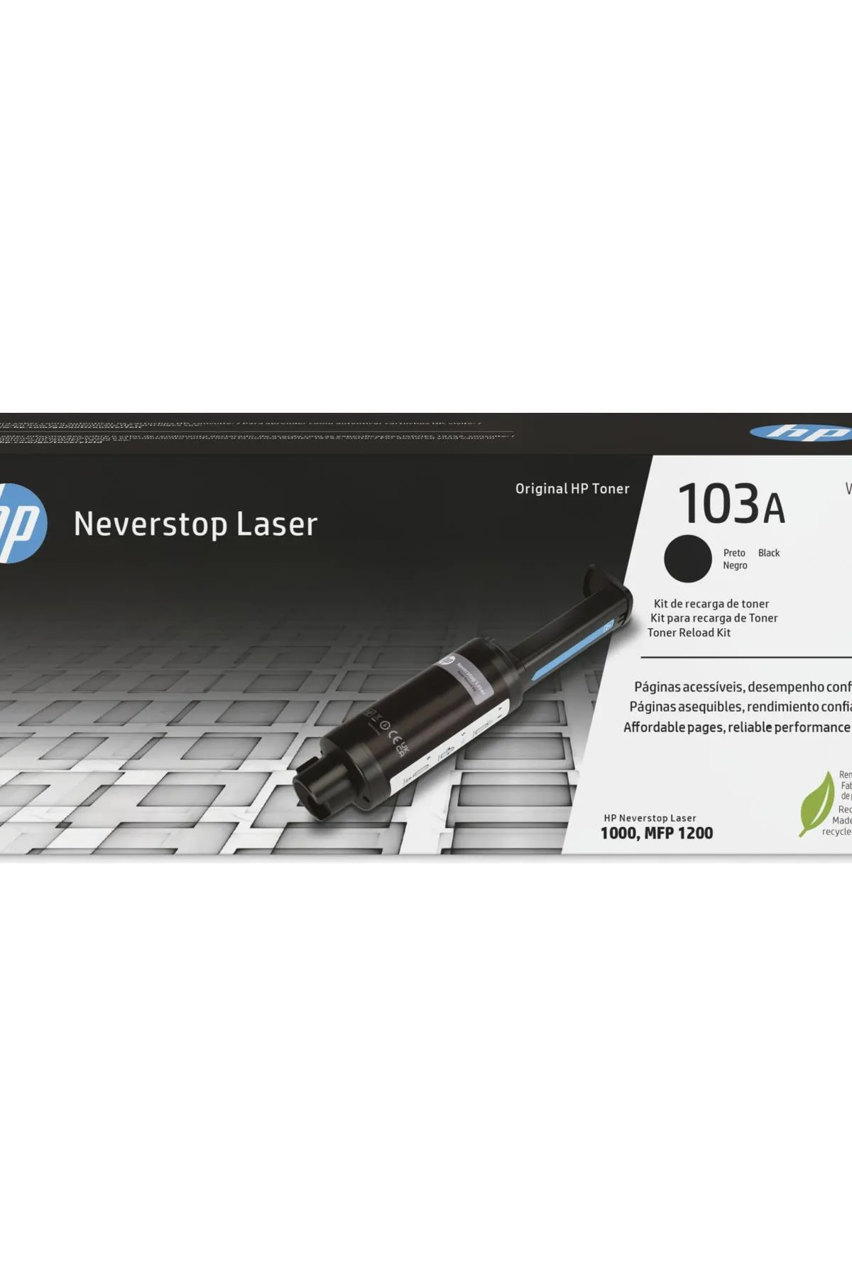 HP 103A Uyumlu Siyah Neverstop Laser Toner Dolum Seti (2500 Sayfa) W1103A