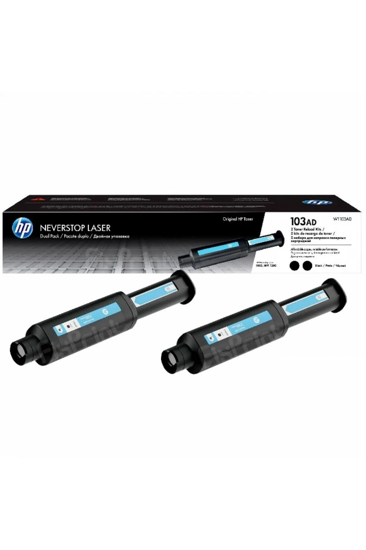 HP 103AD-W1103AD  Neverstop Toner Dolum Seti İkili Paket