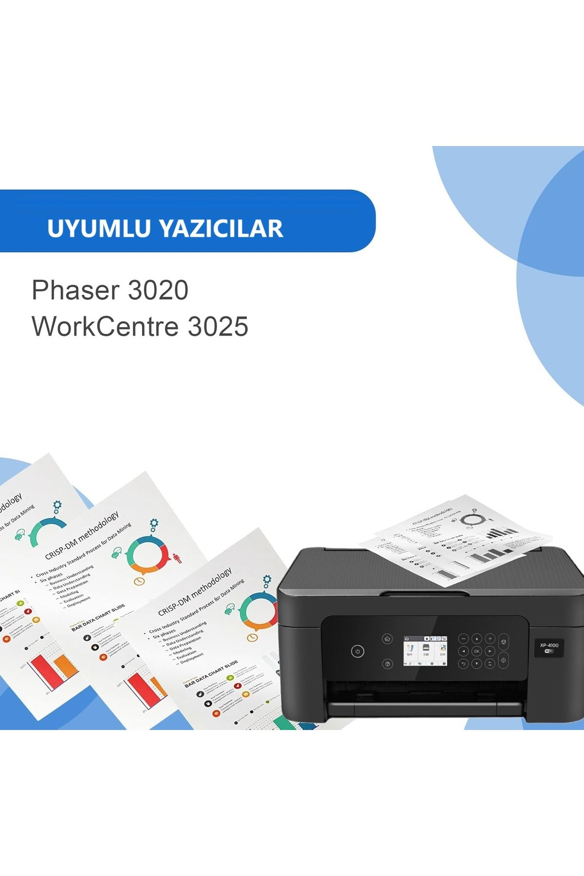 UCUZTEKNO 106R02773 Siyah - Xerox Phaser 3020 Xerox WorkCentre 3025 Kaliteli Muadil Toner 1500 Sayfa