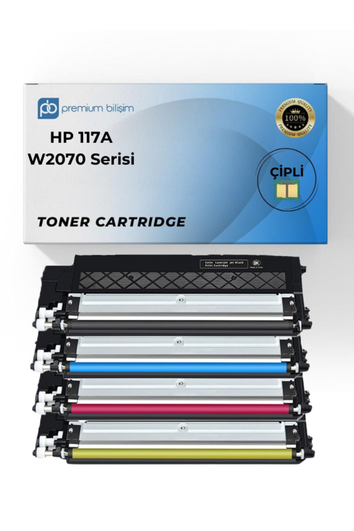 HP 117A Muadil Toner Seti - HP Color Laser MFP 150a 150nw 178nwg 178nw 179fwg