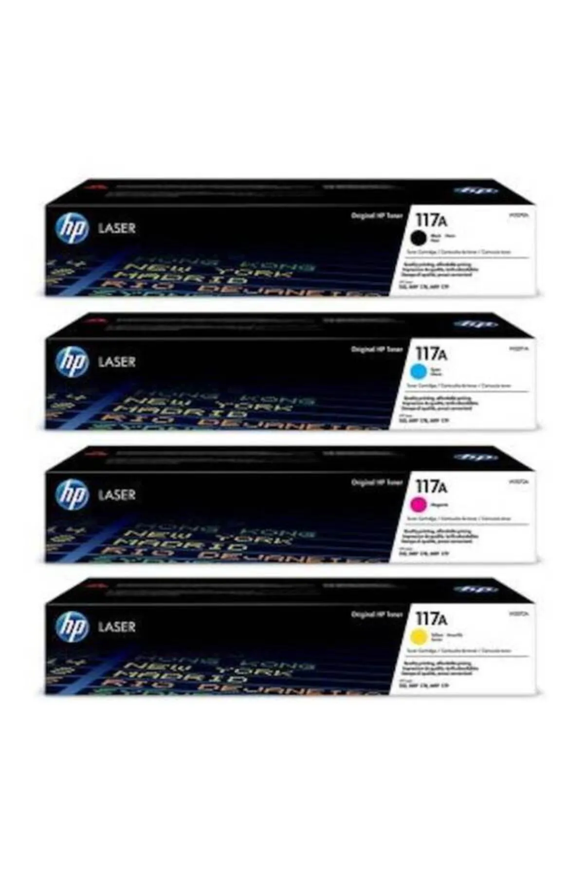 HP 117A RENKLI TONER SETI