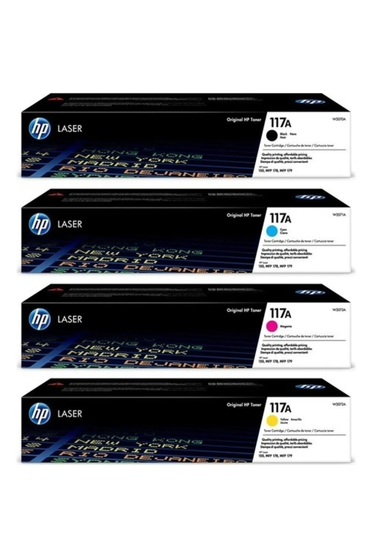 HP 117A Toner Takımı 4 Renk