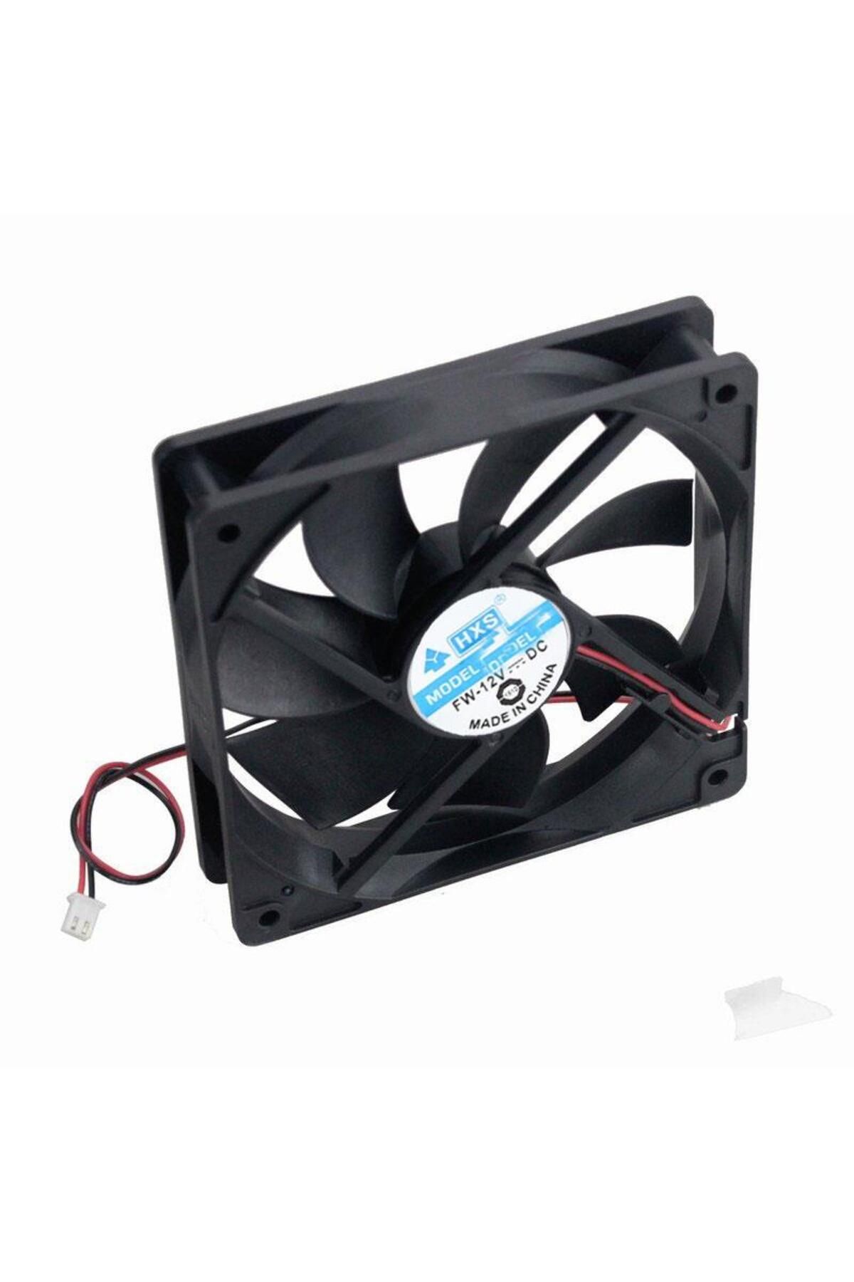 Genel Markalar 12 Cm 2 Pin Li Kasa Içi Soğutucu Fan 12v 12x12x2,5 Cm Fan