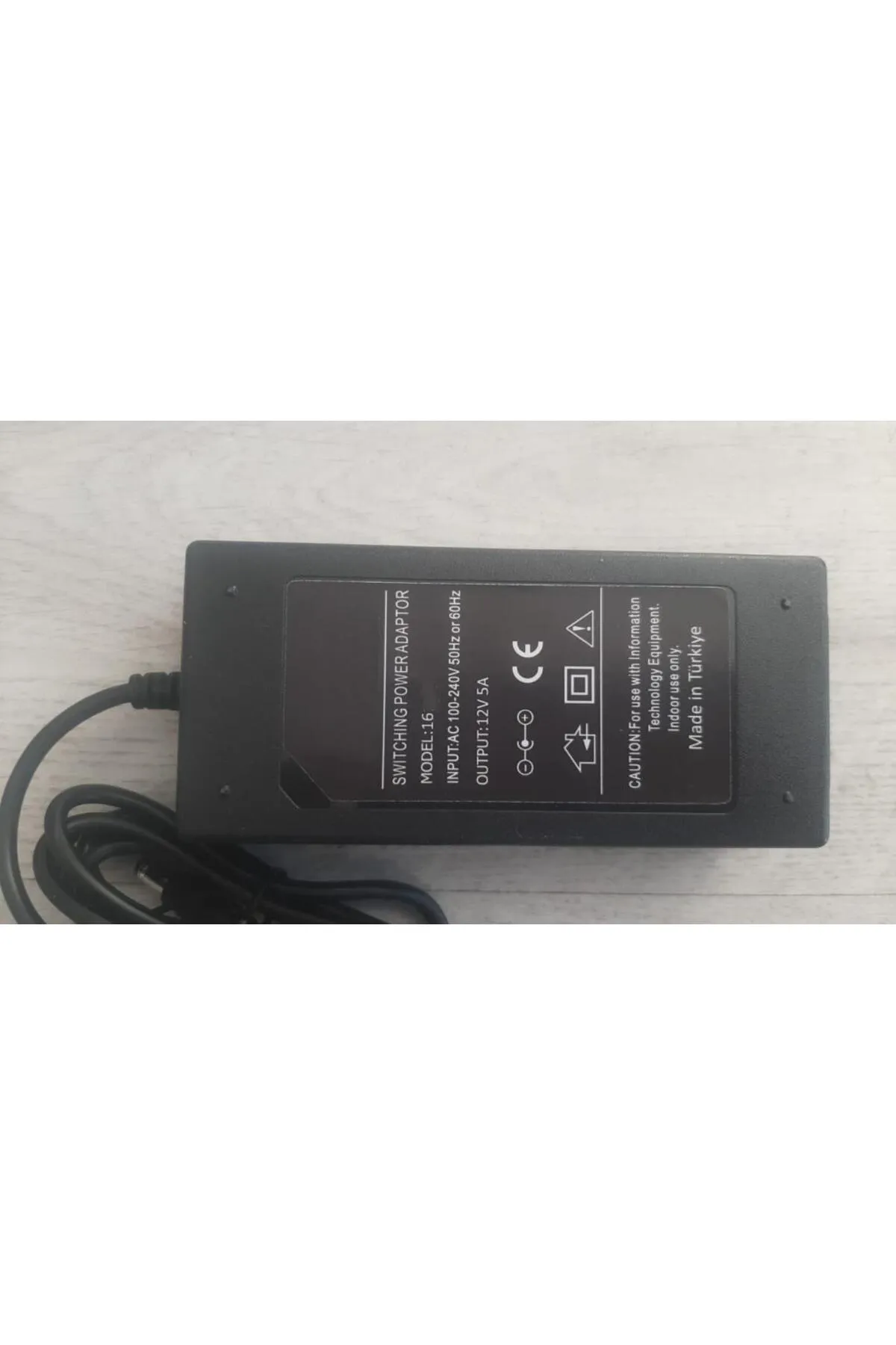 Geseus 12 Volt 5Amper 60 Wat Çok Amaçlı Adaptör Güç kaynağı-mrty