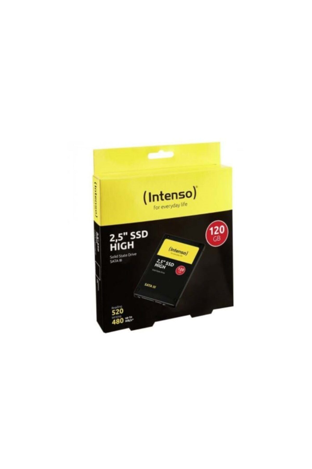 Intenso 120gb Harddisk 2.5" High 520-480mb/s Sata Iıı Ssd