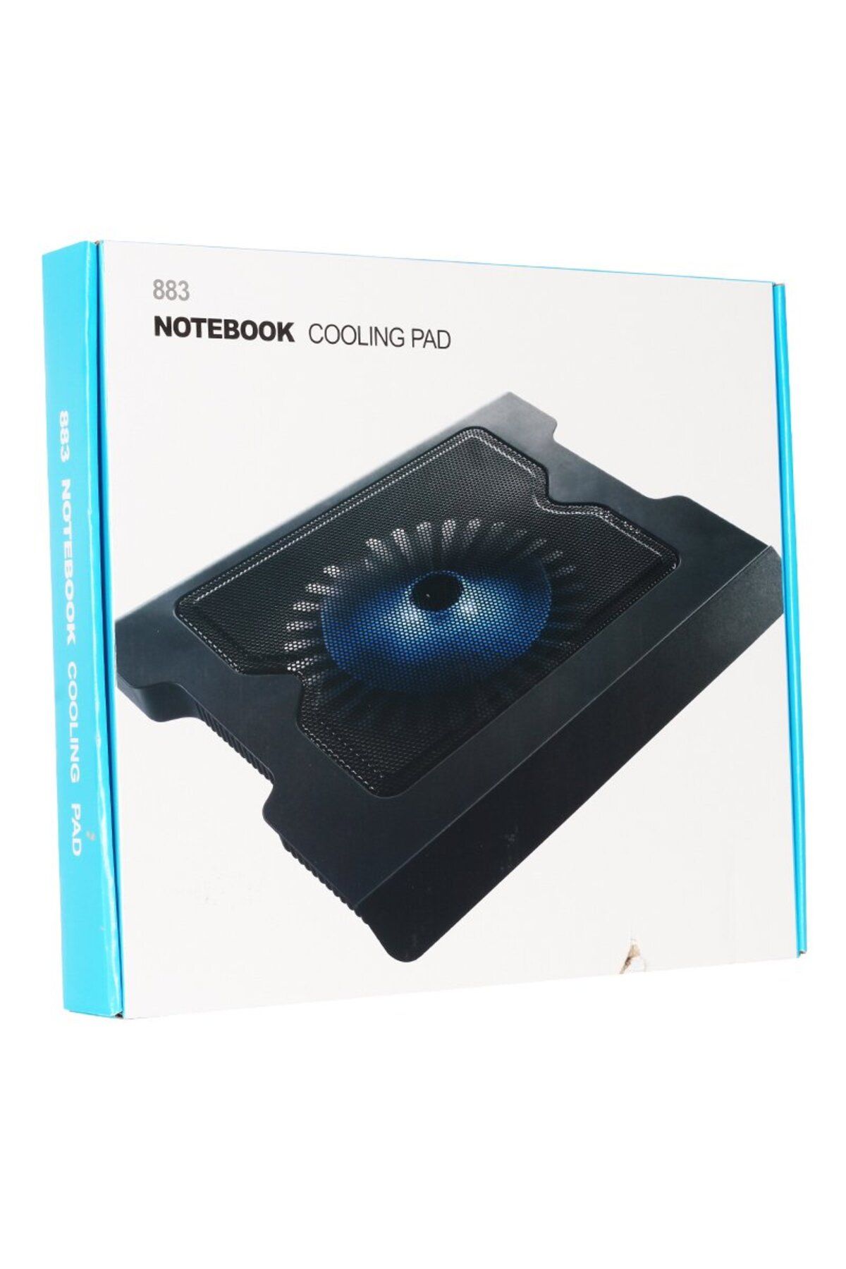 Qirora 120mm Tek Fanli Işikli Notebook Soğutucu (1500rpm) (4614)