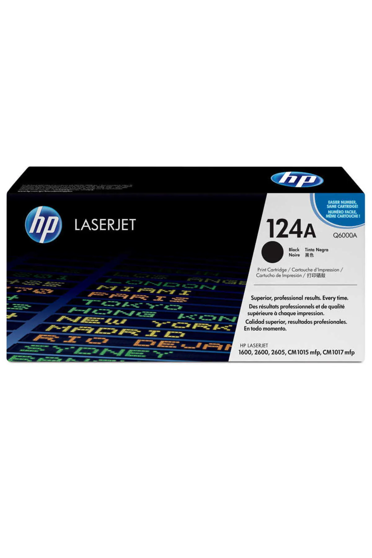 HP 124A-Q6000A Siyah Orijinal Toner