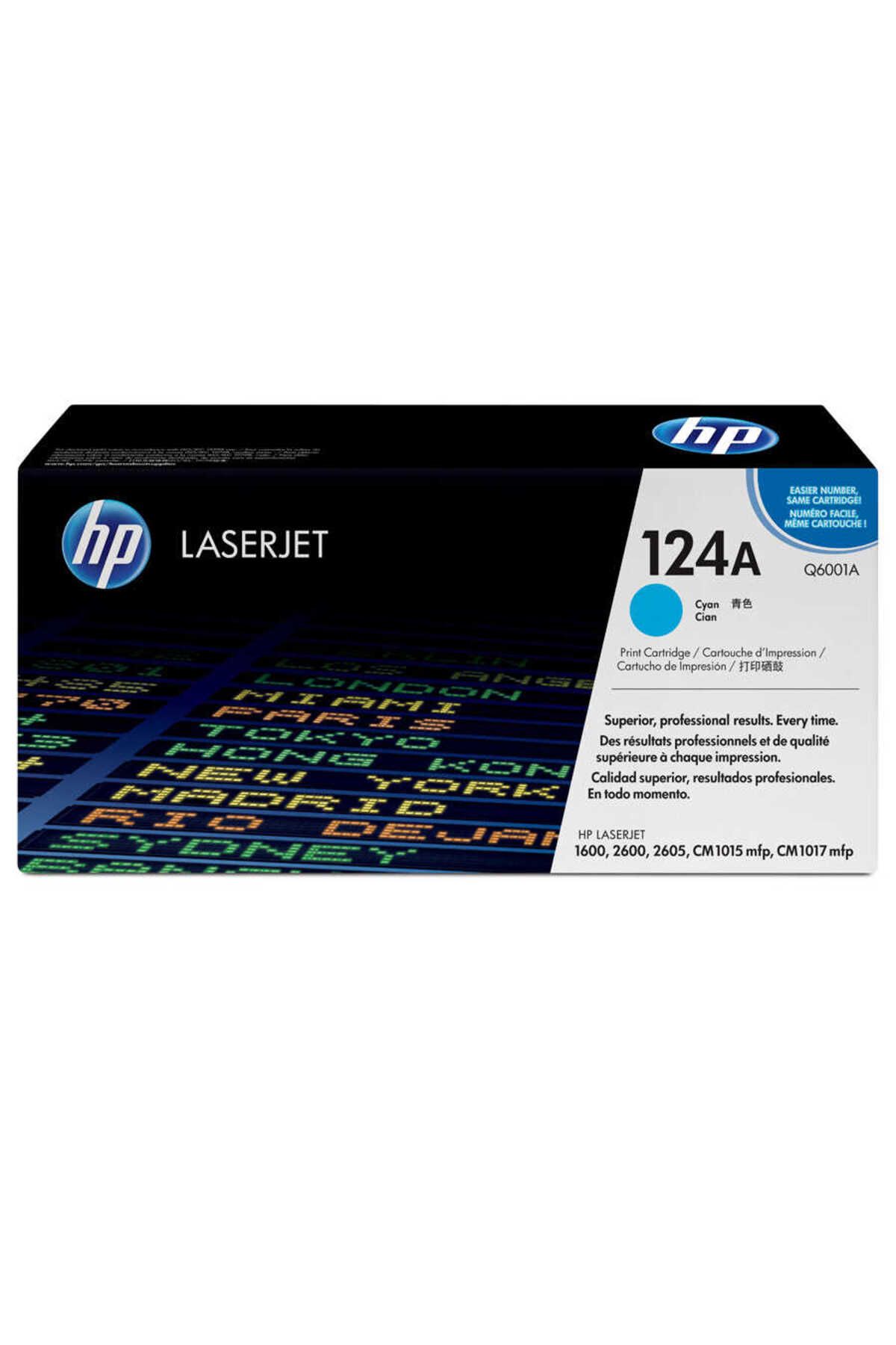 HP 124A-Q6001A Mavi  Toner