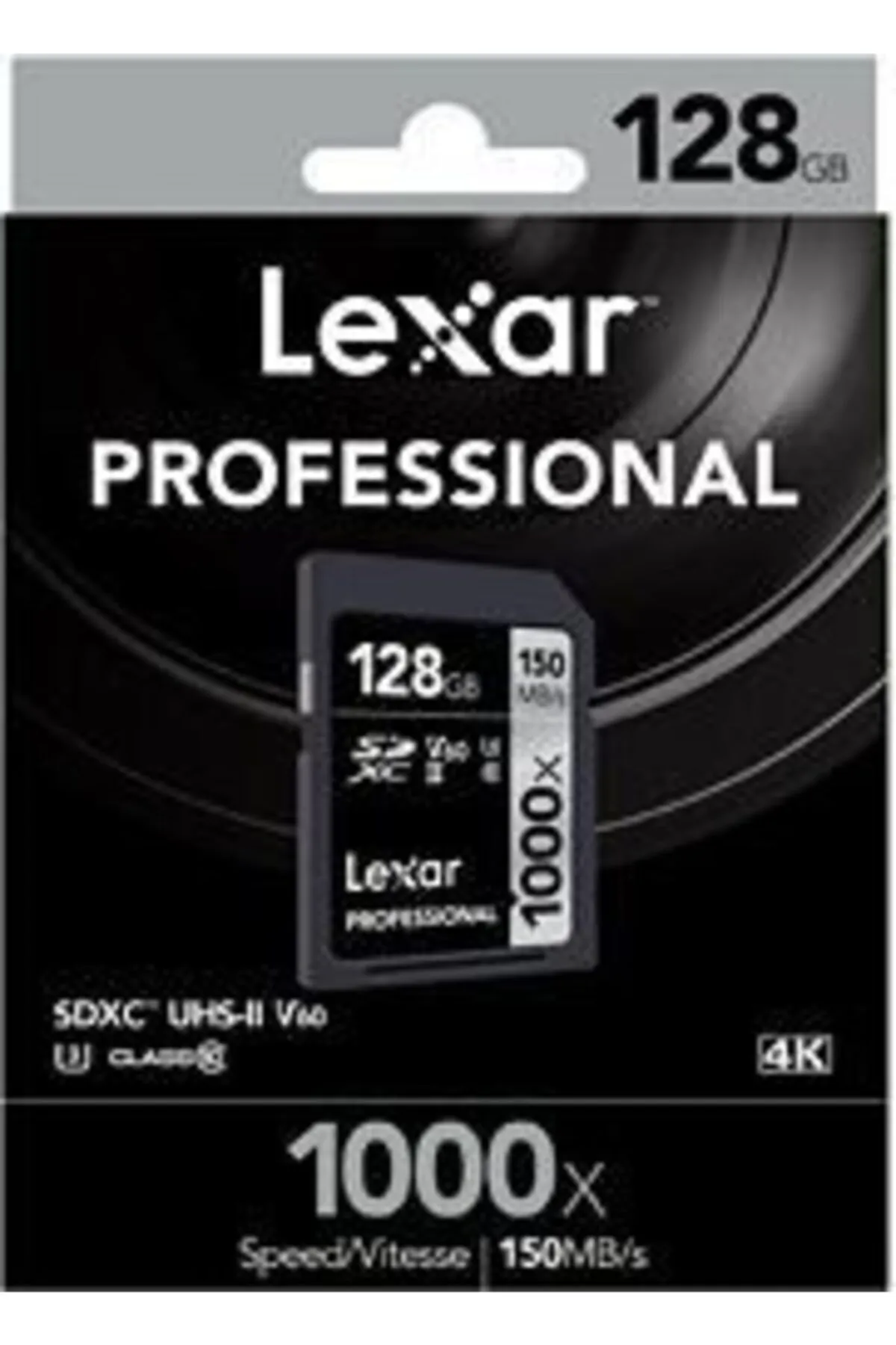 Lexar 128 Gb 1000x U3 V60 4k Sd Hafıza Kartı (150 MB/S)