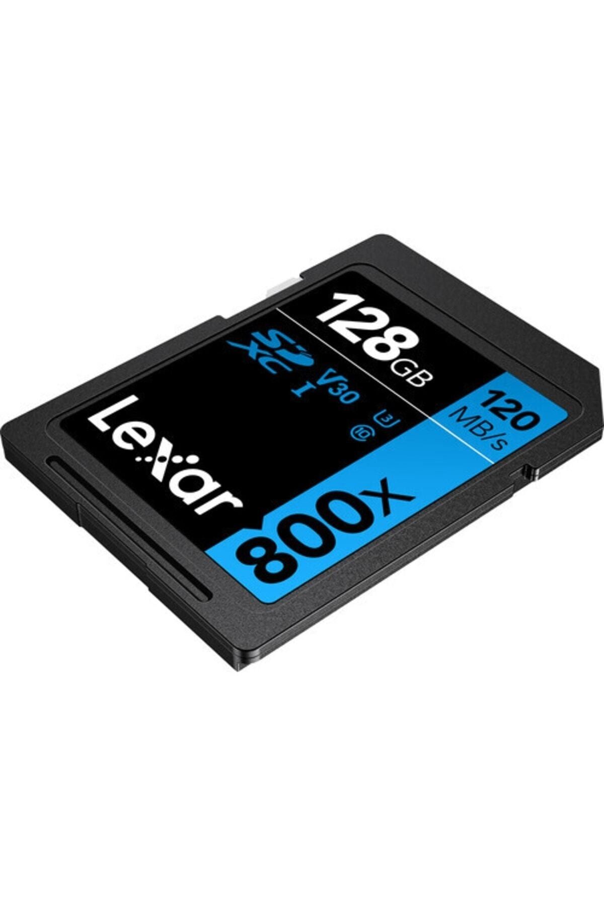 Lexar 128gb 800x Sdxc U3 V30 C10 4k Uhd 120mb/s Uhs-ı Hafiza Karti (blue Serıes )