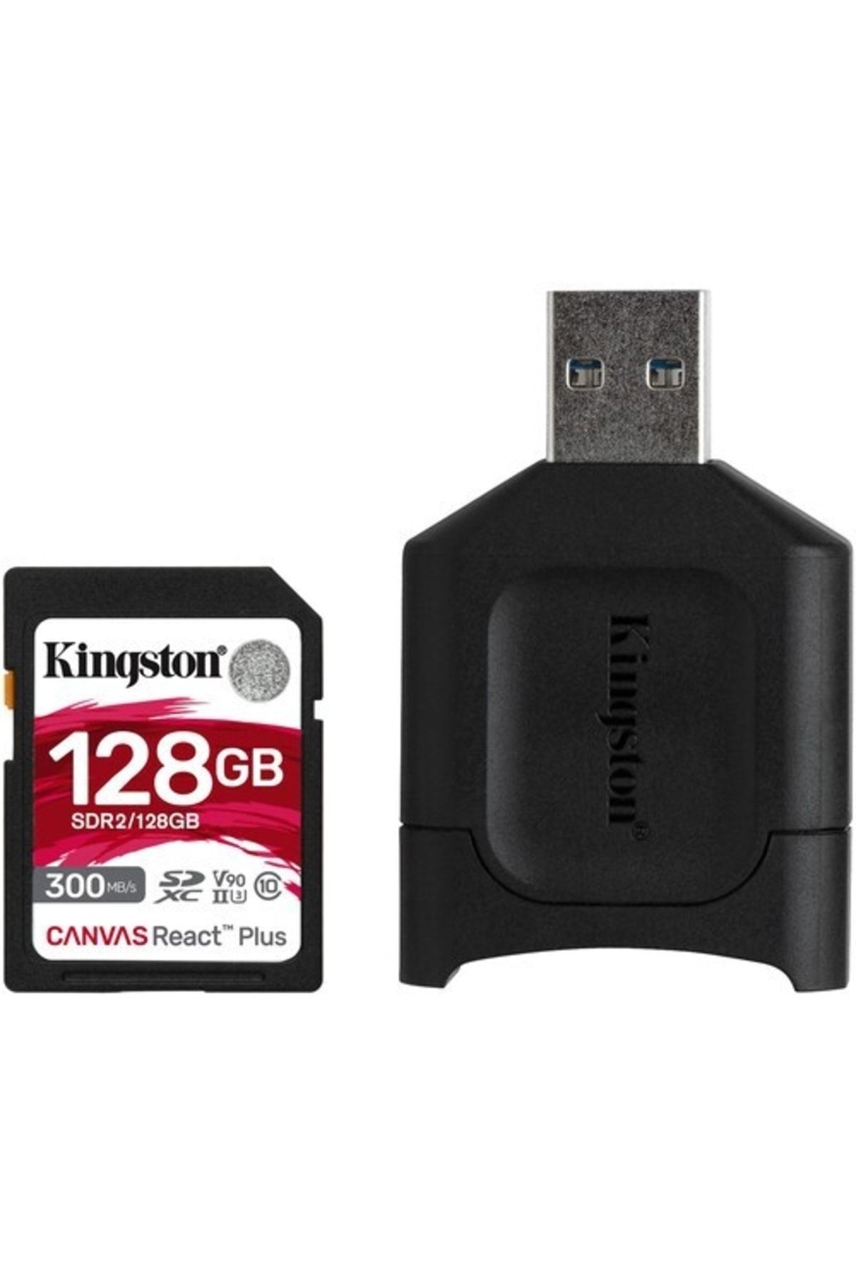 Kingston 128gb Canvas React Plus Uhs-ıı Sd Hafıza Kartı Mlpr2/128gb