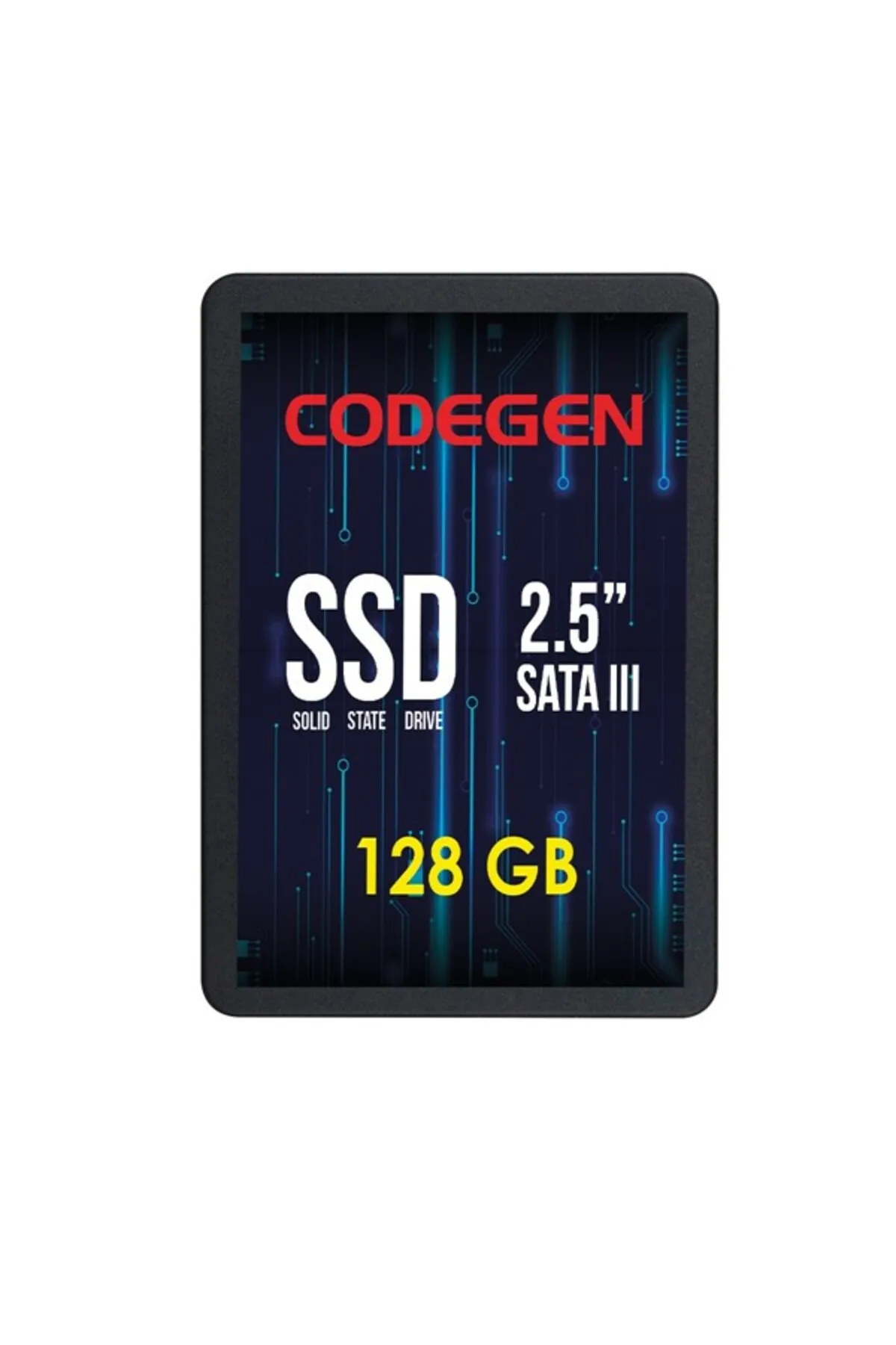 Codegen 128GB CDG-128GB-SSD25 560- 500MB/s SSD SATA-3 Disk