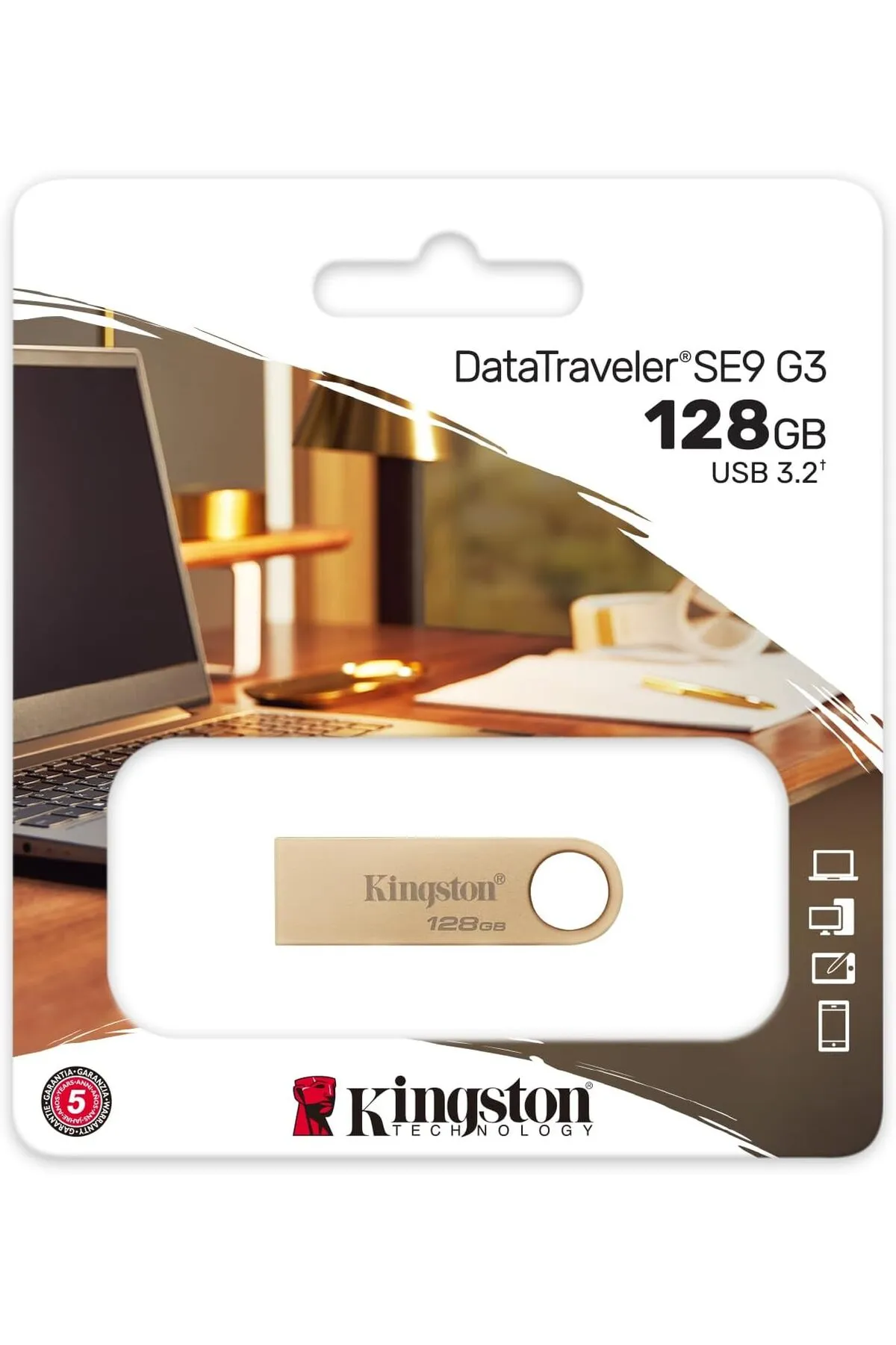 Kingston 128GB DataTraveler USB Bellek