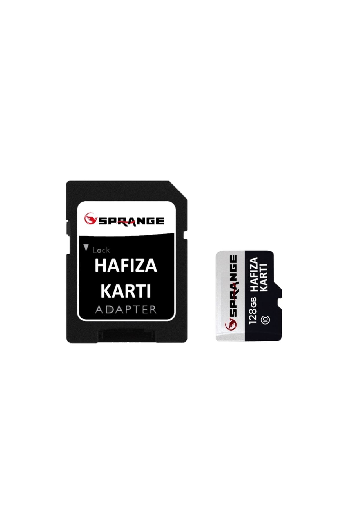 Sprange 128gb Hafıza Kartı 100mb/s Class 10 4k Video Kayıt