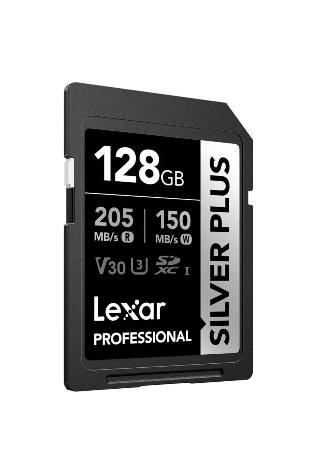 Lexar 128GB LEXAR LSDSIPL128G-BNNNG PROFESSIONAL SILVER PLUS SDXC UHS-I CARDS UP TO 205MB/S READ 150MB/S W