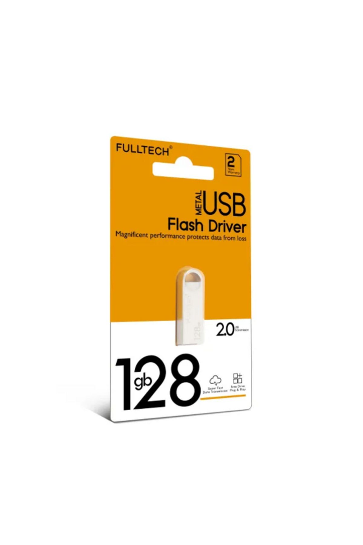 Fulltech 128GB Metal USB Flash Bellek