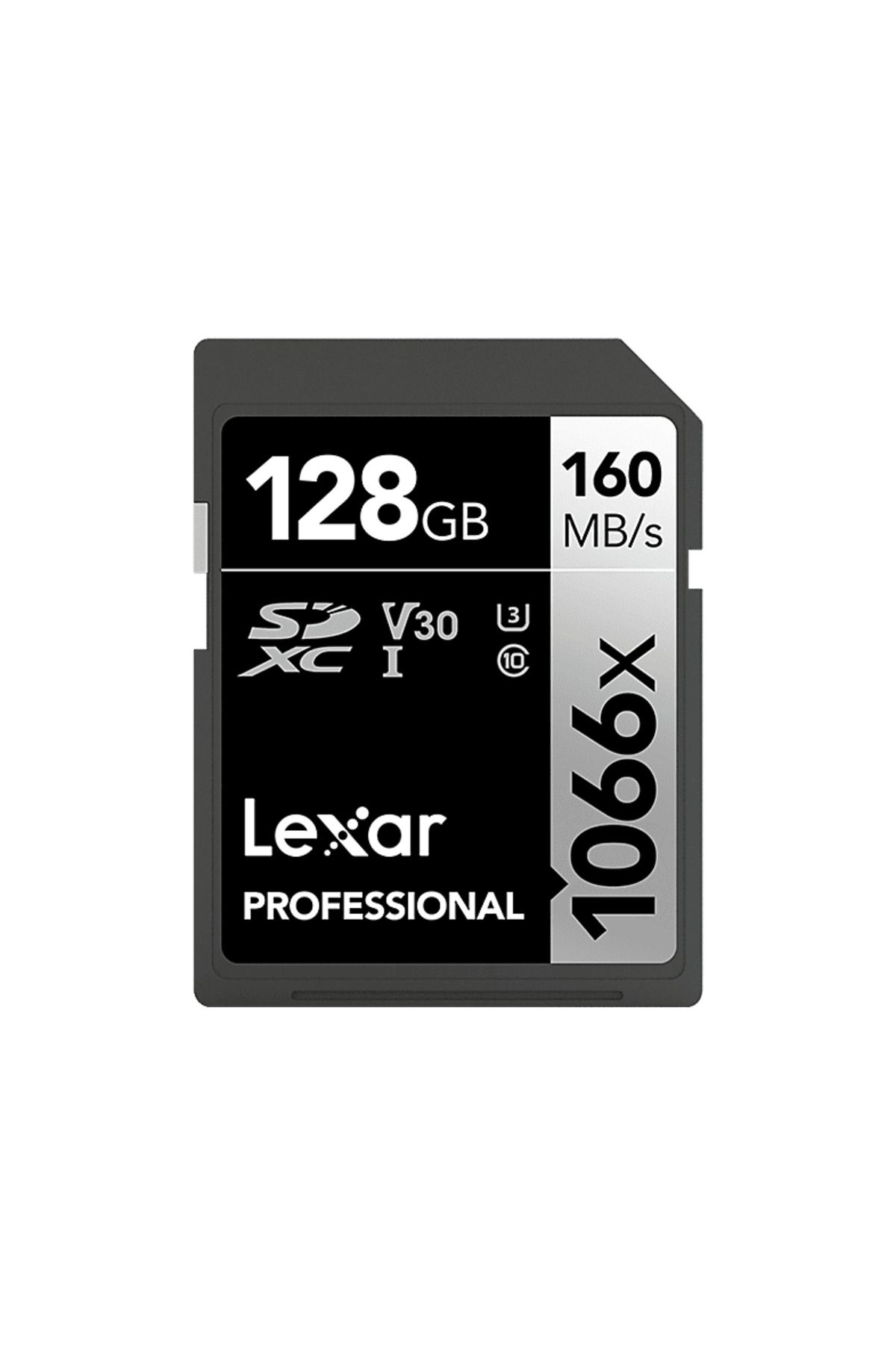 Lexar 128GB Professional 1066x SDXC™ UHS-I, 160MB/s okuma 120MB/s yazma C10 V30 U3 Hafıza Kartı