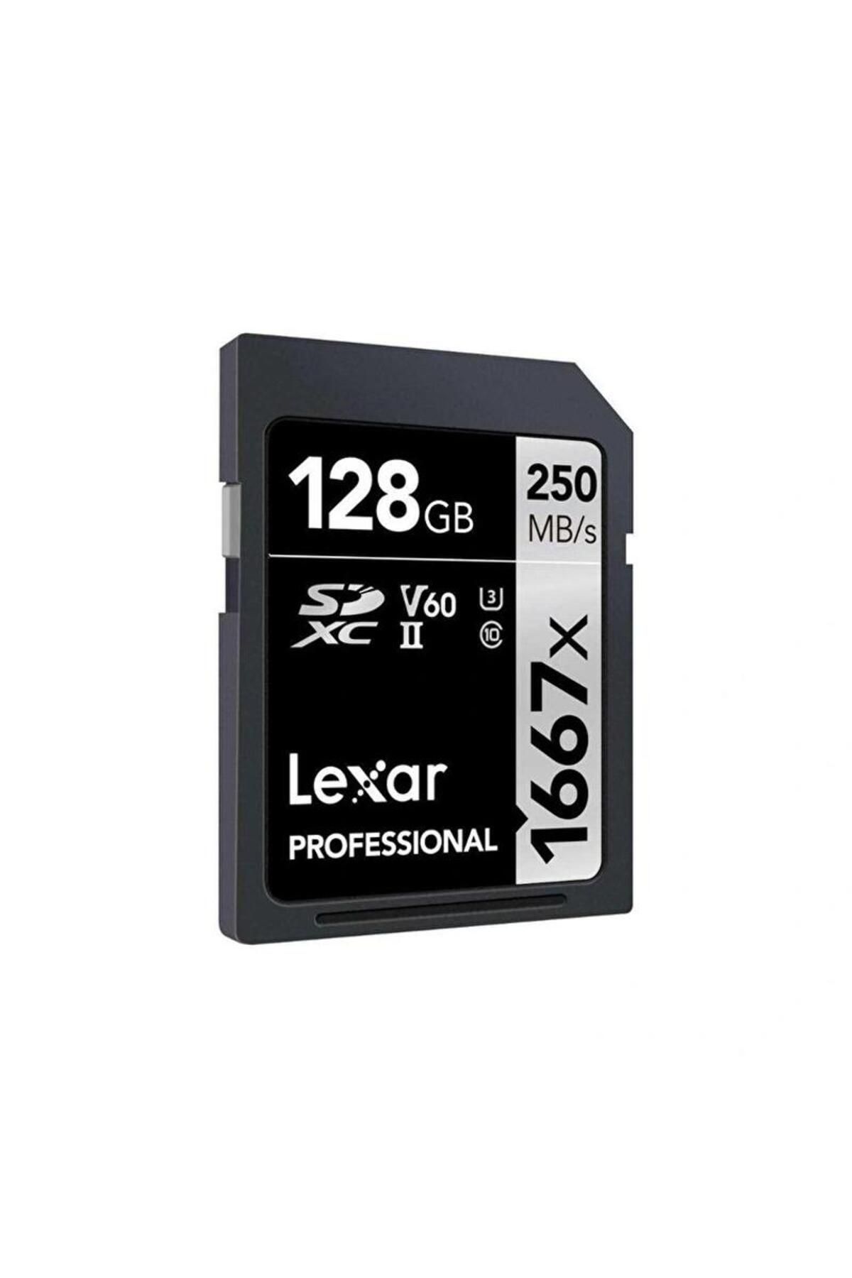 Lexar 128gb Professional 1667x Sdxc™ Uhs-ıı, 250mb/s Okuma 90mb/s Yazma C10 V60 U3 Hafıza Kartı