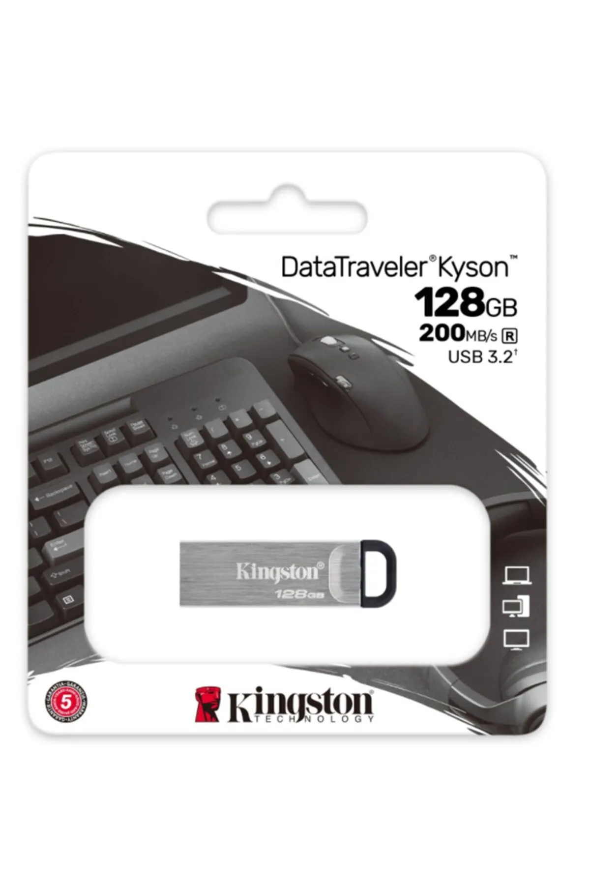 Kingston 128gb Usb3.2 Gen1 Dtkn/128gb Dt Kyson