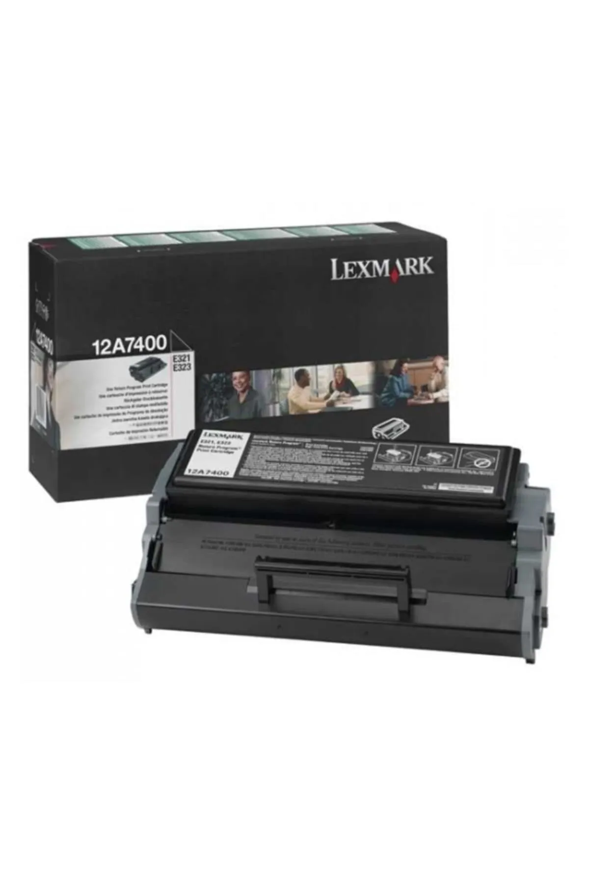 Lexmark 12a7400 Siyah Orjinal Toner