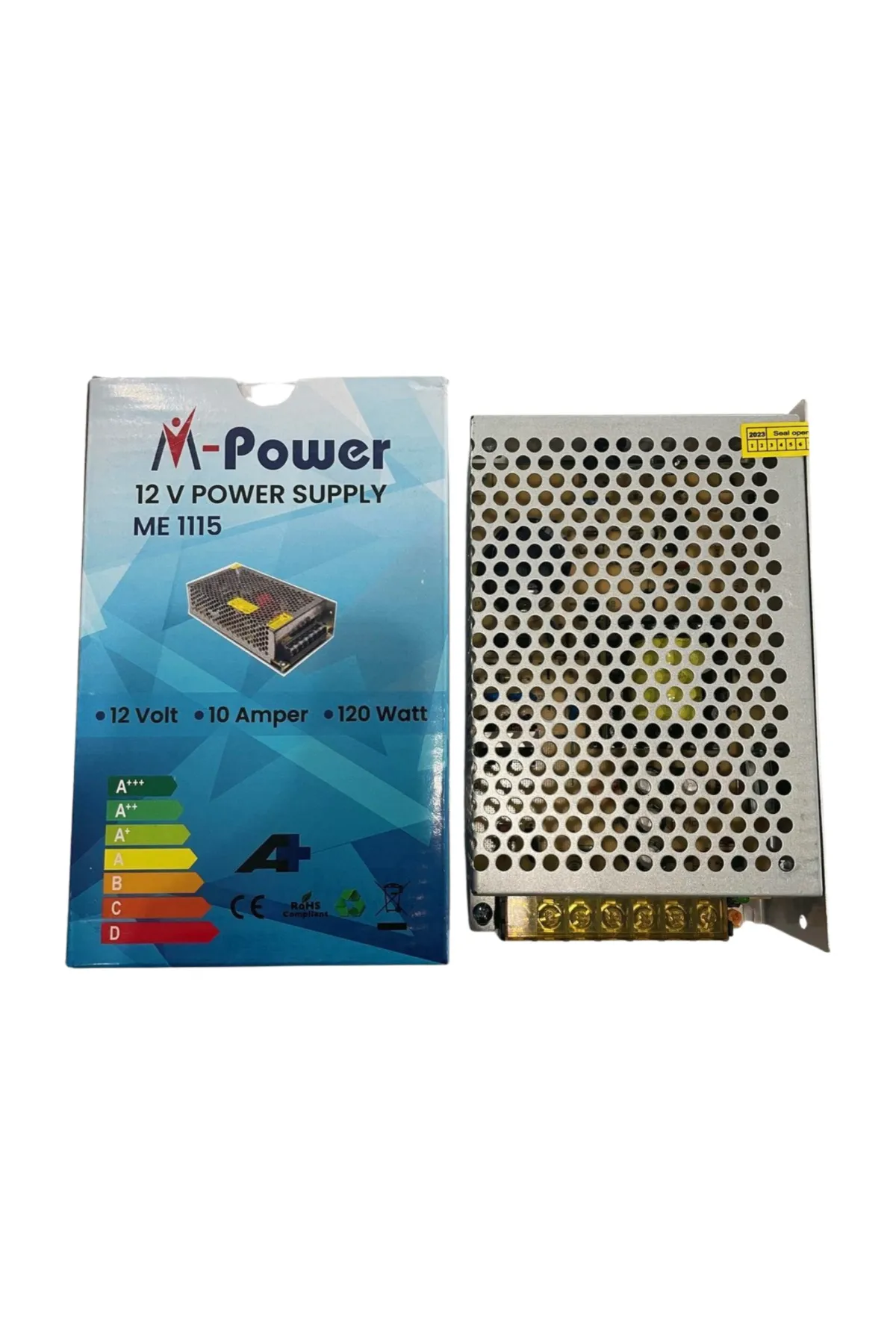 M POWER 12volt 10 Amper 120 Wattpower Supply Me 1115