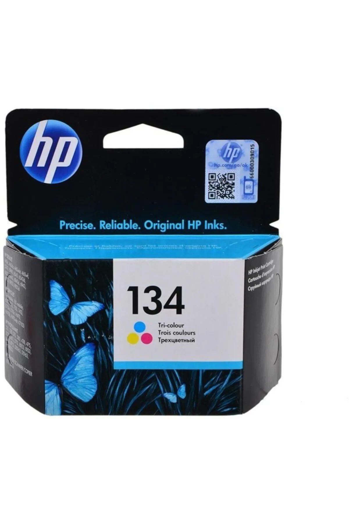 HP 134 C9363he Renkli Orjinal Kartuş - 6843/6943/6983/2573/2575