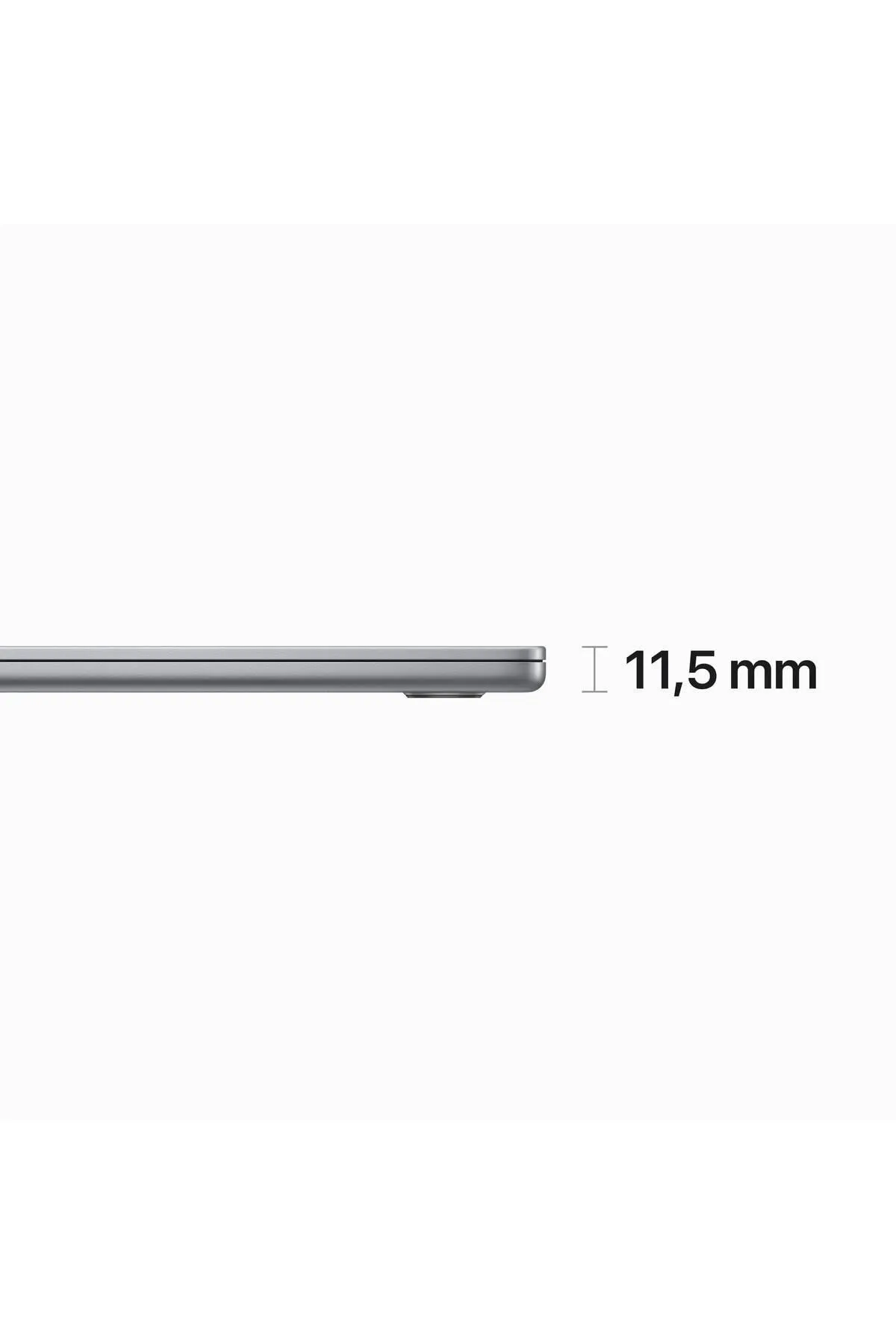 Apple 15-inch MacBook Air: Apple M2 chip with 8-core CPU and 10-core GPU, 512GB - Space Grey