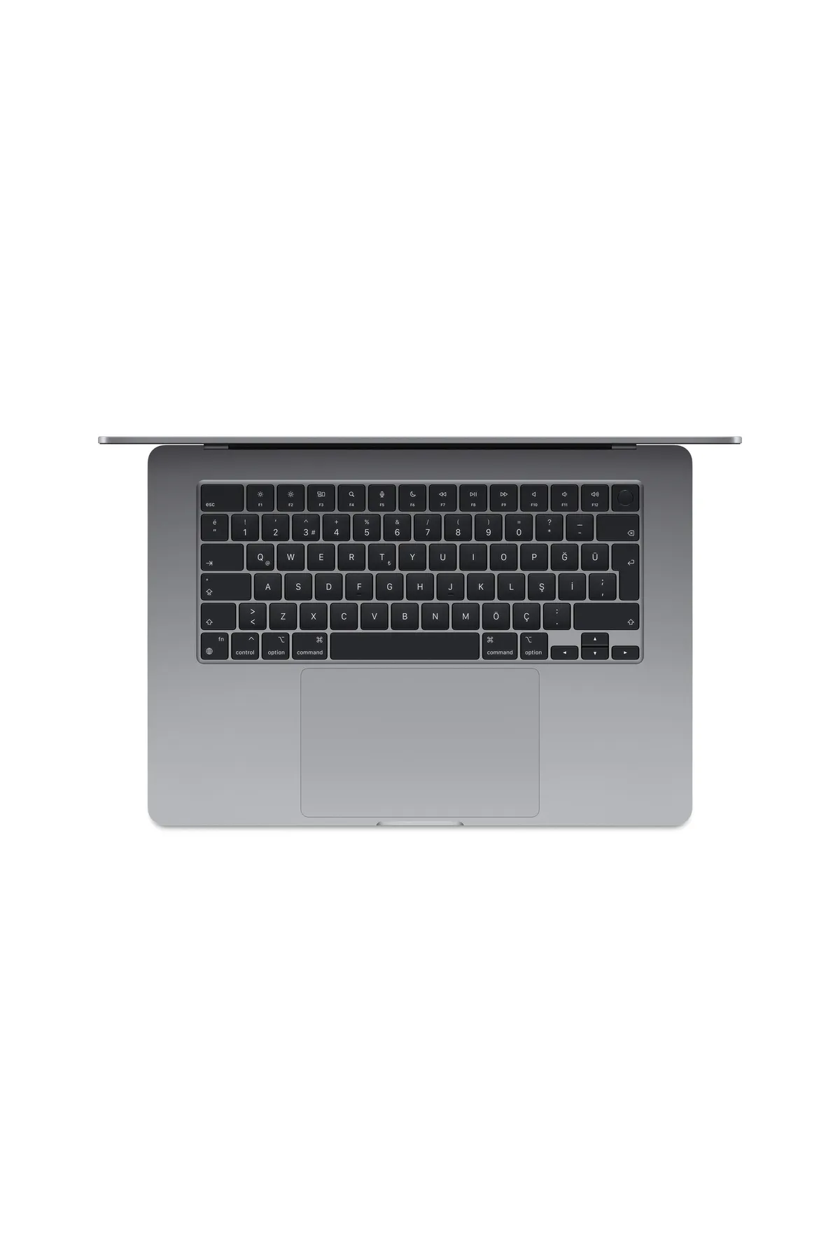 Apple 15-inch MacBook Air: Apple M3 chip with 8-core CPU and 10-core GPU, 16GB, 256GB SSD - Uzay Grisi