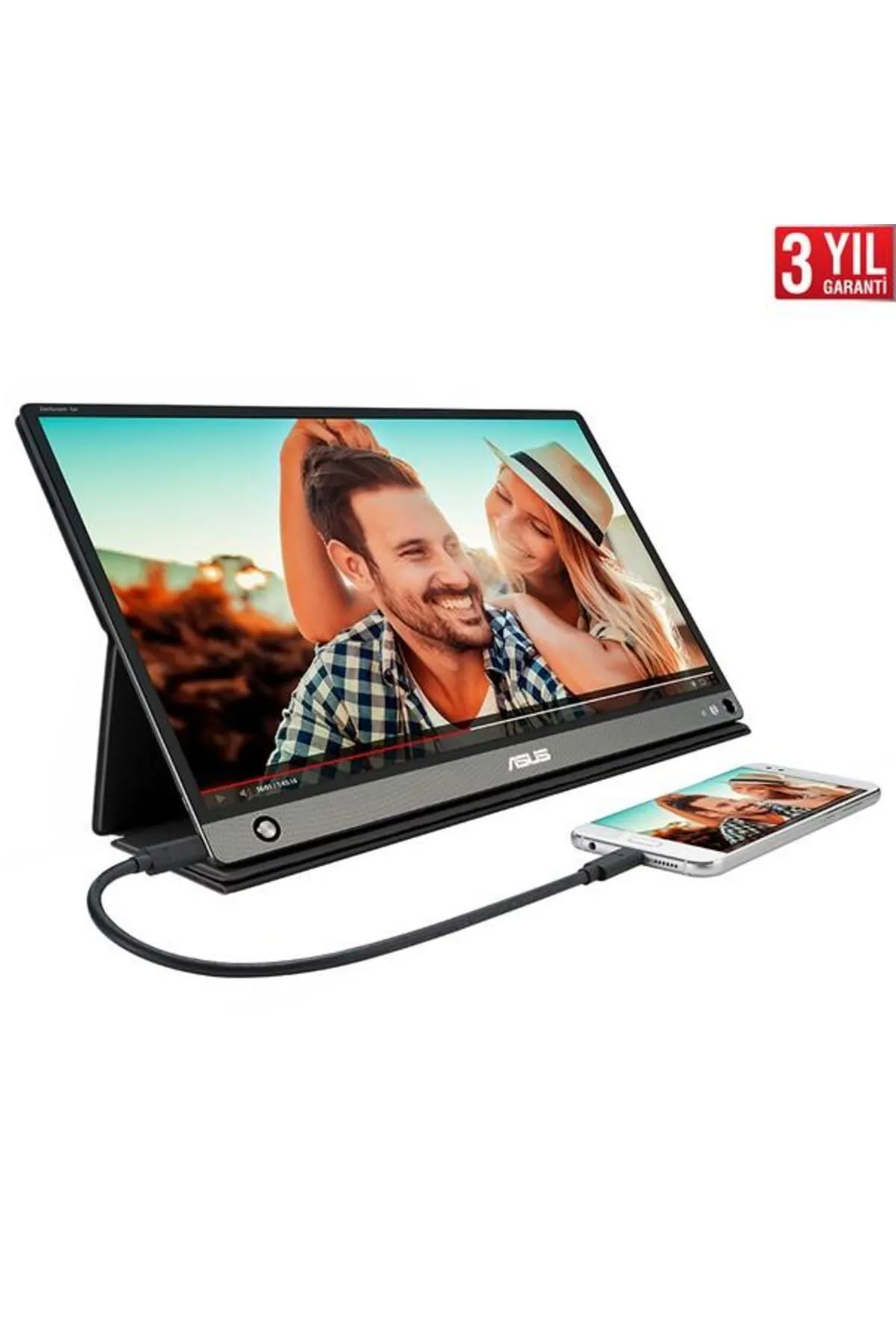 Asus 15.6" Ips Mb16ahp 60hz Type-c Ev Ofis Tipi Monitör (1920 X 1080)