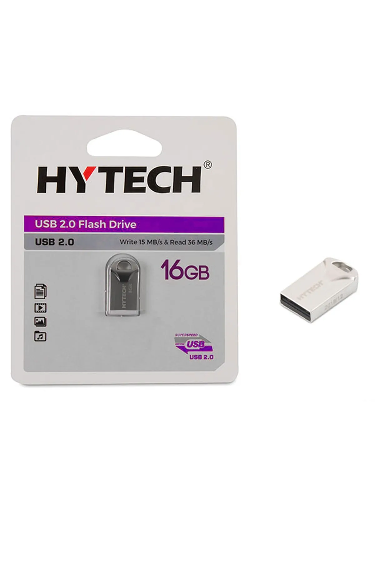 Hytech 16 Gb Flash Bellek, (hy-xuf16) Mini Usb Bellek