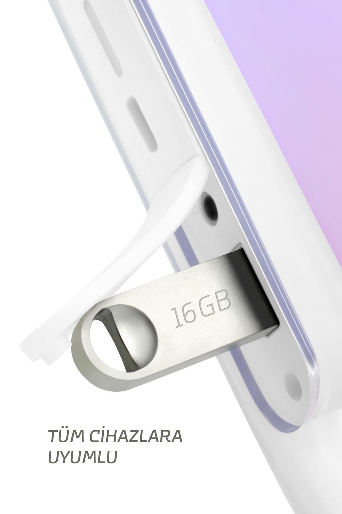 Maxron 16 GB Flash Bellek Metal Gövde Ömür Boyu Garantili Güvenli Usb Bellek Data Traveler