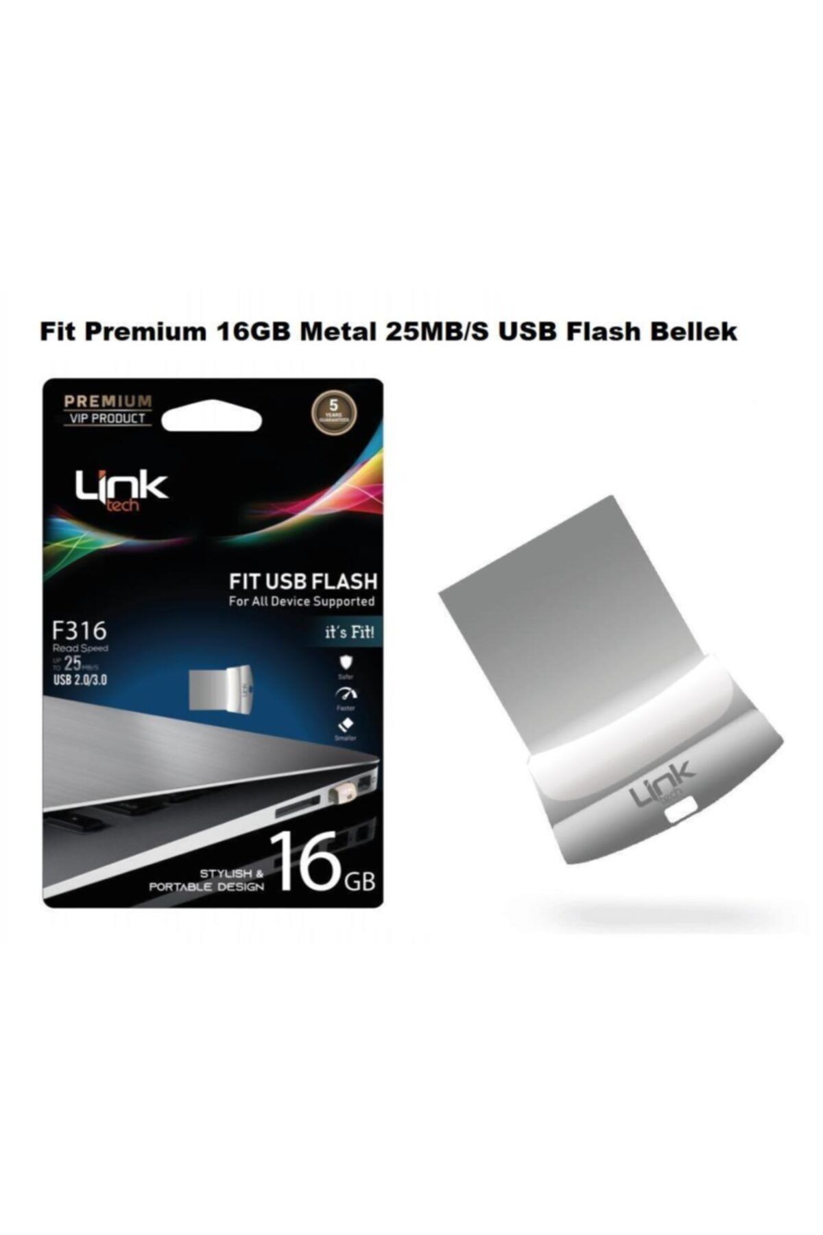 The Loggia 16 Gb Link Tech Usb Bellek Fit Metal 3.0 F316