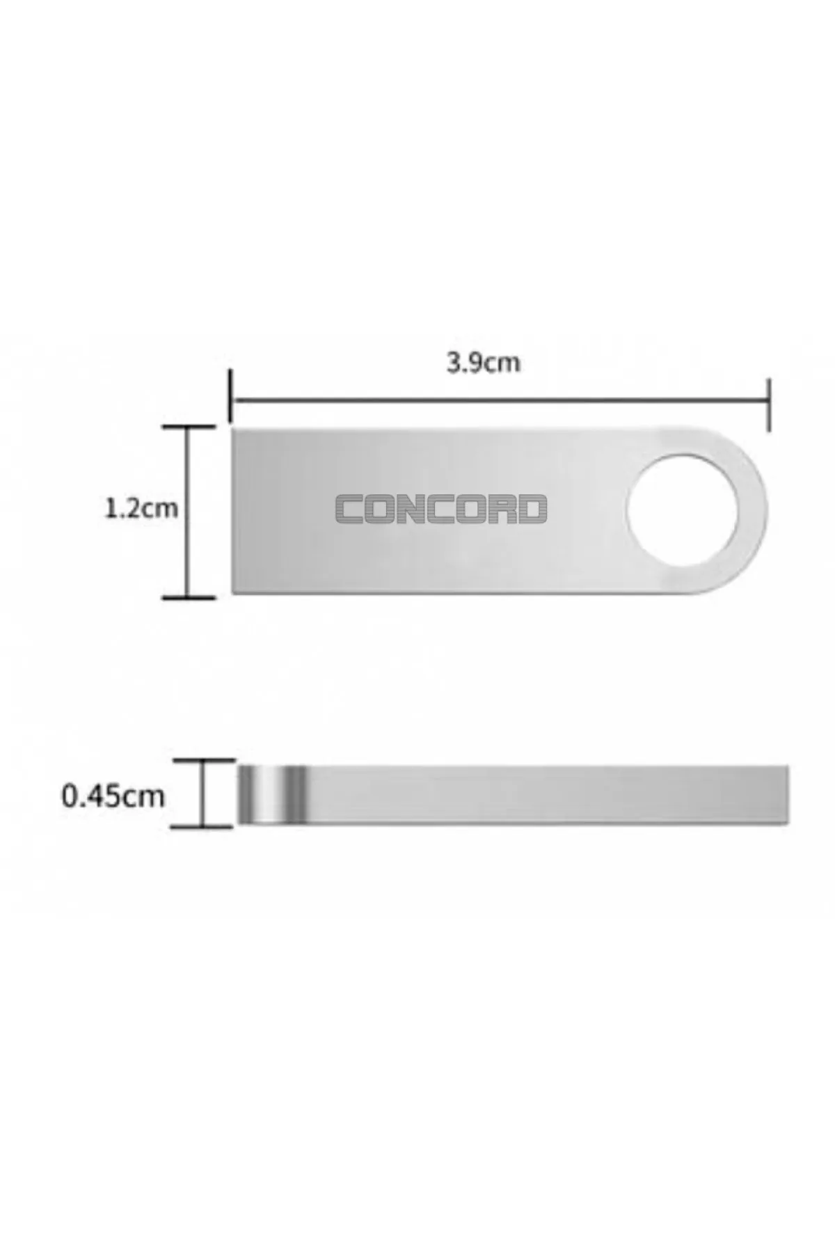 Concord 16 Gb Metal Anahtarlıklı Usb Flash Bellek Cu-16