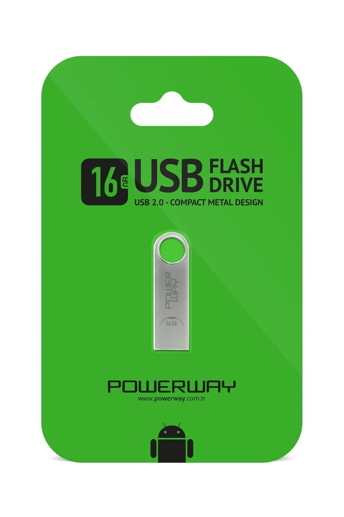 Powerway 16 Gb Metal Flash Bellek Metal Tasarım Usb Bellek The Latest Tecnology Chipset Data Traveler