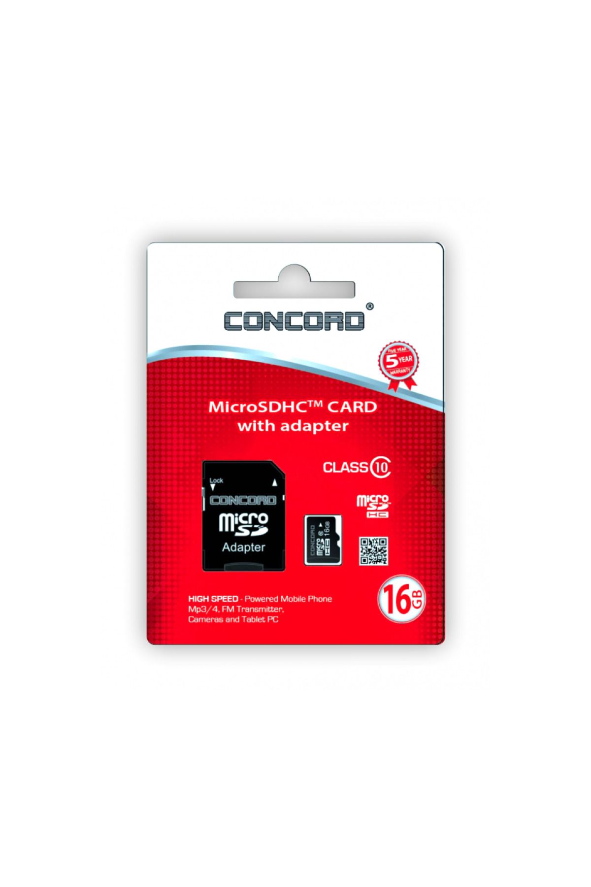 Genel Markalar 16 Gb Micro Sd Adaptör Dahil Hafıza Kartı Concord C-m16