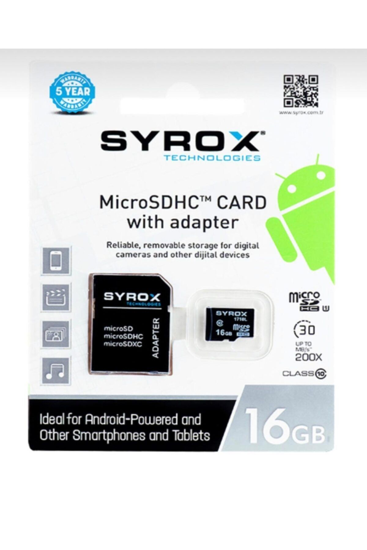 Genel Markalar 16 Gb Micro Sd Card Hafıza Kartı Adaptörlü 16gb Hafıza Kartı Mc16